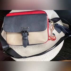 Coach Hudson Crossbody Bag In Colorblock
